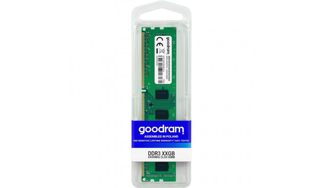 RAM Module - Goodram 4GB DDR3 1600MHz Green Goodram 4GB DDR3 1600MHz Memory Module