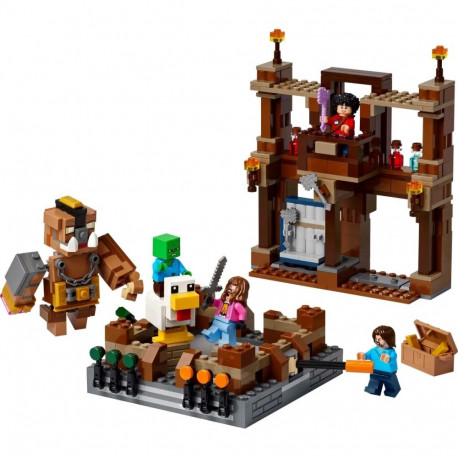 Building Set - LEGO MINECRAFT 21272 Woodland Mansion Fighting Ring 491 Pieces 4 Minifigures Ages 10+