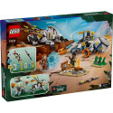 Construction Set - LEGO HORIZON 77037 Aloy & Varl vs. Shell-Walker & Sawtooth 768 Elements, 2 Minifi