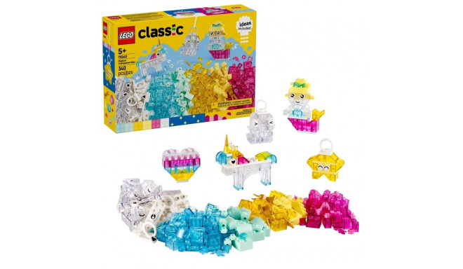 Construction Set - LEGO CLASSIC 11040 Magical Transparent Box