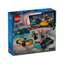 LEGO Set - LEGO City 60400 Go-Karts with 2 Minifigures 99 Pieces