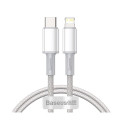 Cable - Baseus Lightning to USB C 1m 480 Mbit/s ABS White