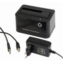 USB Docking Station - Gembird HD32-U2S-5 for 2.5" and 3.5" SATA Hard Drives USB 2.0 Type-A Black