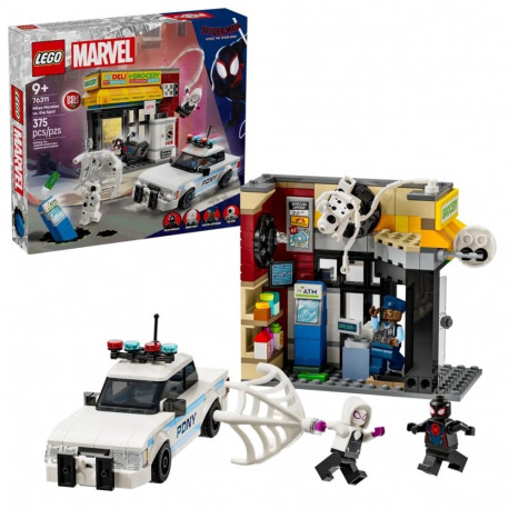 Construction Set - LEGO MARVEL 76311 Miles Morales vs. The Spot 375 Elements