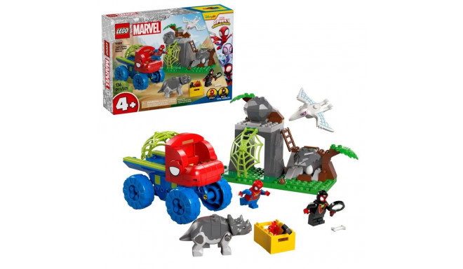 Toy Building Set - LEGO MARVEL 11199 Team Spidey Dino Crawler Rescue 136 pcs