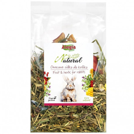 Rabbit Treat - ALEGIA Fruit & Herbs 130g Gluten-free Soy-free