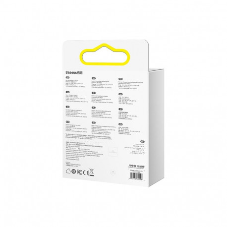 Mobile Device Charger - Baseus CCED000001 Wireless Charging 15W Indoor Black