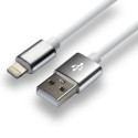 USB Cable - everActive Lightning Quick Charge 1m 2.4A White