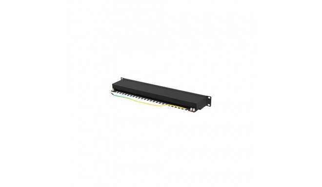 Networking Equipment - Lanberg PPSA-1024-B 1U Patch Panel 24 Ports Cat6a