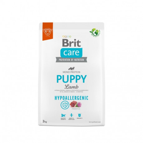Dog Food - BRIT Care Hypoallergenic Puppy Lamb 3 kg