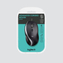 Ergonomic Mouse - Logitech M500s 7-Button Optical Black