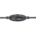 Headphones - Trust 21665 Wired In-ear Headset with Boom Microphone and In-line Control Black