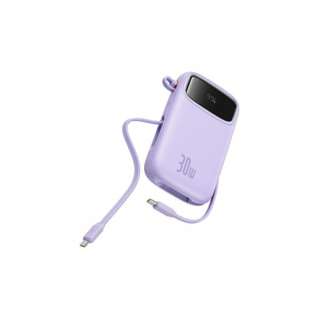 Power Bank - Baseus QPow2 20000 mAh 30W Fast Charge USB Type-C USB Type-A Purple