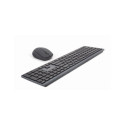 Keyboard and Mouse Set - Gembird KBS-ECLIPSE-M500 Wireless QWERTY USB Type-C Multicolour LED Backlig
