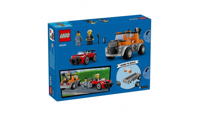 Construction Set - LEGO CITY 60435 Tow Truck and Sports Car Repair