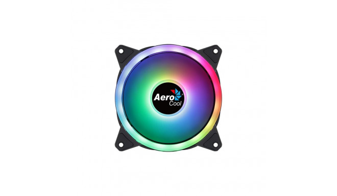 Computer Fan - Aerocool Duo 12 Argb 6-pin 12cm Fan Black
