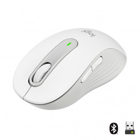 Computer Mouse - Logitech Signature M650 Wireless, Ergonomic, 4000 DPI, Up to 24 Months Battery Life