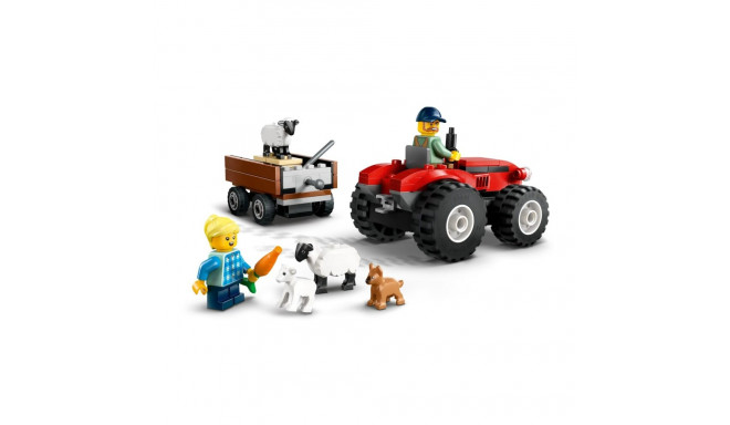 Construction Set - LEGO CITY Tractor with Trailer LEGO CITY 60461 Tractor with Trailer - Green