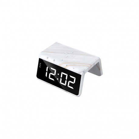 Wireless Charger - Havit W320 6-in-1 Fast Charging with RGB Backlighting, Alarm Clock, USB Ports, LE