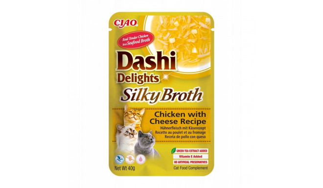 Cat Treat - INABA Dashi Delights Silky Broth Chicken & Cheese 40g