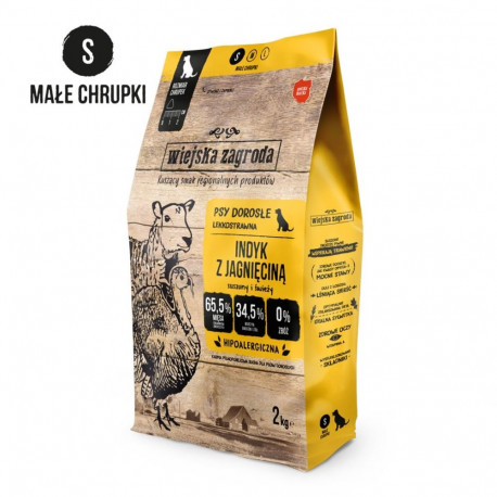 Dog Food - WIEJSKA ZAGRODA Turkey with Lamb 2kg Grain-Free