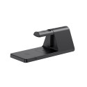 Wireless Charger - Havit W3042 3-in-1 with Alarm Clock and Night Light, 15W, USB & USB Type-C, Black
