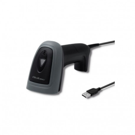 Barcode Scanner - Qoltec 50863 USB Black