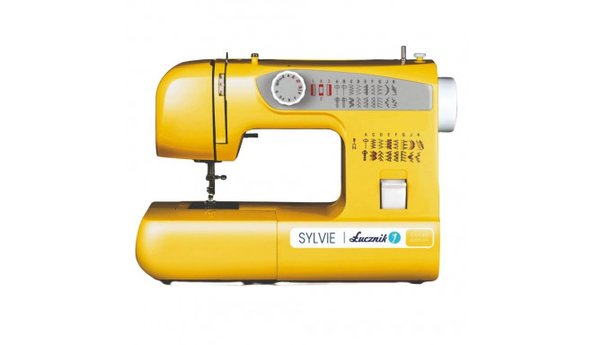 Sewing Machine - ŁUCZNIK SYLVIE 38 Stitch Patterns, Adjustable Length, 4-Step Buttonhole, LED, Foot 