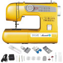 Sewing Machine - ŁUCZNIK SYLVIE 38 Stitch Patterns, Adjustable Length, 4-Step Buttonhole, LED, Foot 