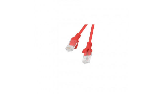 Network Cable - Lanberg PCU5-20CC-0025-R Cat5e U/UTP 0.25 m RJ-45 Red