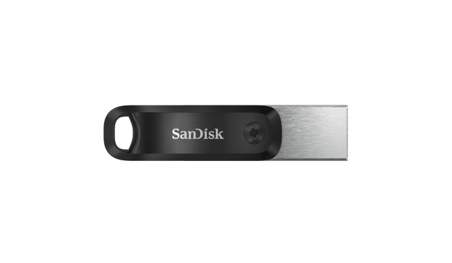 USB Flash Drive - SanDisk iXpand 64GB USB Type-A/Lightning Black/Silver