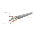 Network Cable - Gembird CAT5e UTP LAN Cable 100m Solid CCA Grey