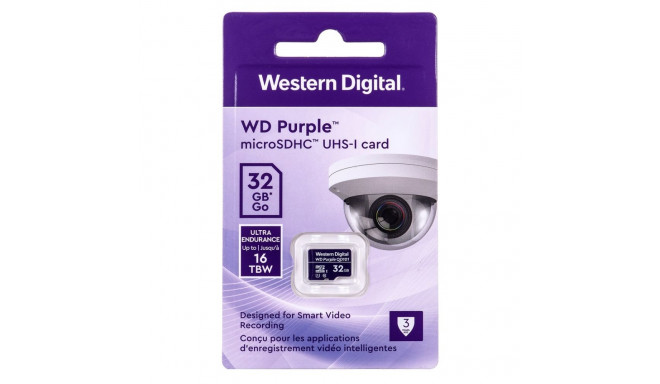 Memory Card - Western Digital Wd Purple Sc Qd101 32GB Microsdhc Class