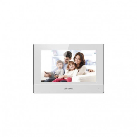 Video Intercom Monitor - HIKVISION DS-KH6320-WTE1 7" Touchscreen Black/Silver HIKVISION DS-KH6320-WT