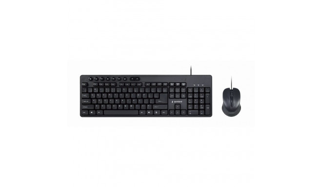 Computer Accessories - Gembird Kbs-um-04 Keyboard With Mouse Black