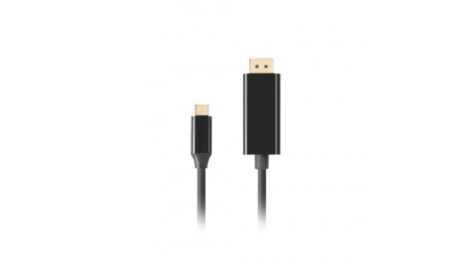 USB Type-c Adapter - Lanberg Cmdp 10cu, Black