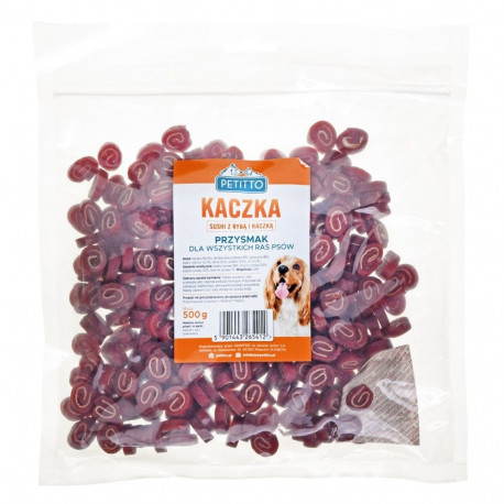 Dog Treat - PETITTO Sushi Fish & Duck Hypoallergenic 500g