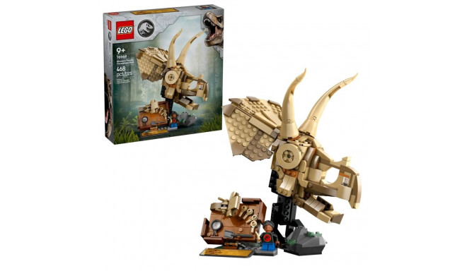 Construction Set - LEGO JURASSIC WORLD 76969 Triceratops Skull 468 pcs