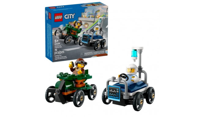 Construction Set - LEGO CITY 60459 Airplane vs. Hospital Bed 70 Elements 2 Minifigures