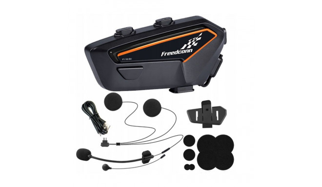 Motorcycle Intercom - Freenconn F1 V2 Eu, Bluetooth