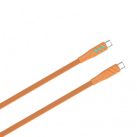 Charging Cable - Havit CB6254 USB Type C to USB Type C 60W 1m Orange