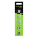 Single-Use Battery - Green Cell CR1620 Lithium 5 Pack Silver