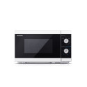 Microwave Oven - Sharp Yc-mg01e-w 20l 800w Black/white