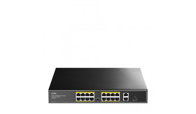 Network Switch - Cudy FS1018PS1 18-Port PoE Fast Ethernet Grey