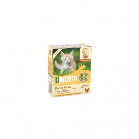 Cat Food - BOZITA Fresh Menu Kitten Chunks in Sauce 370g Gluten-Free