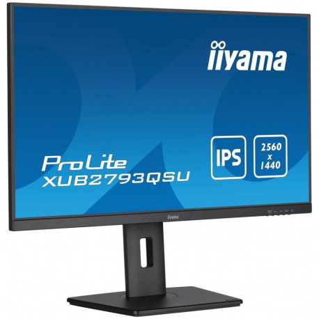 Monitor - iiyama XUB2793QSU-B7 27" 2560x1140 IPS Low Blue Light Flicker-Free Black