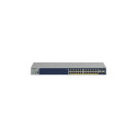 Networking Switch - NETGEAR GS728TPP Managed Gigabit Ethernet PoE Switch 24 Ports 4 SFP Grey