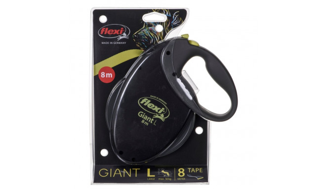 Dog Retractable Lead - TRIXIE NEON GIANT L 8 m Black, Yellow