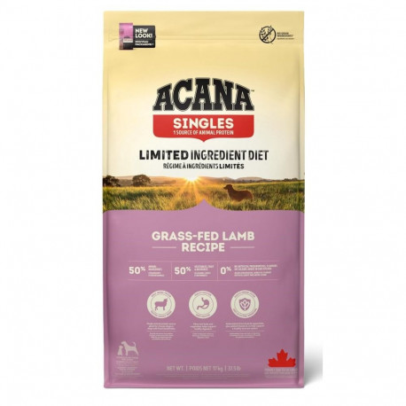Dry Dog Food - Acana Singles Grass-fed Lamb, Green