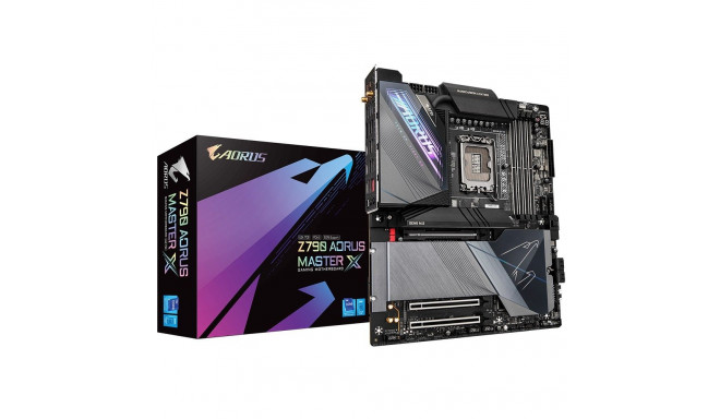 Motherboard - Gigabyte Z790 AORUS MASTER X, Supports Intel 13th Gen CPUs, 20+1+2 phases VRM, up to 8